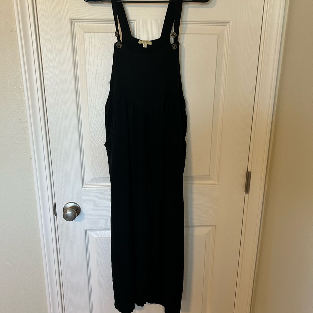 Kori Black Jumpsuit Overalls